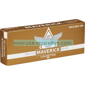 Maverick Gold 100's cigarettes